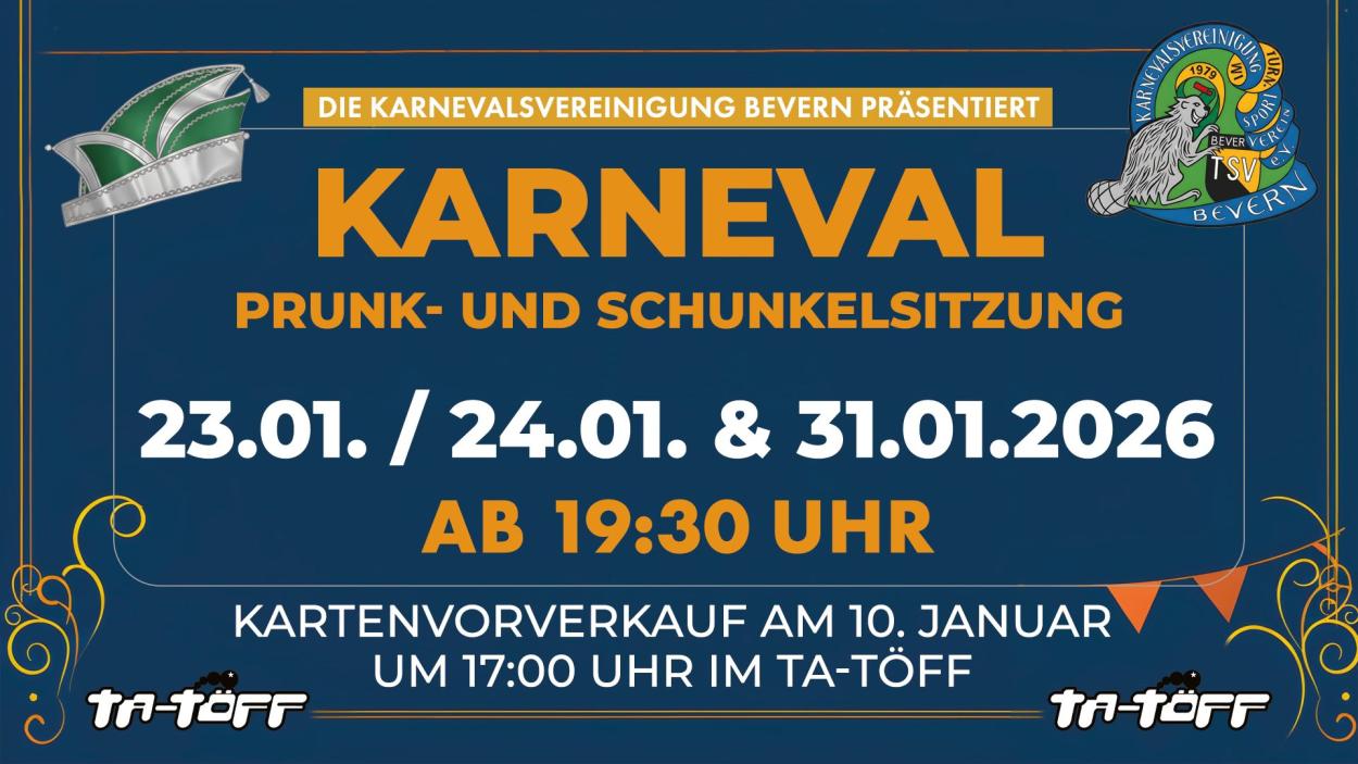 KARNEVAL Prunk- und Schunkelsitzung