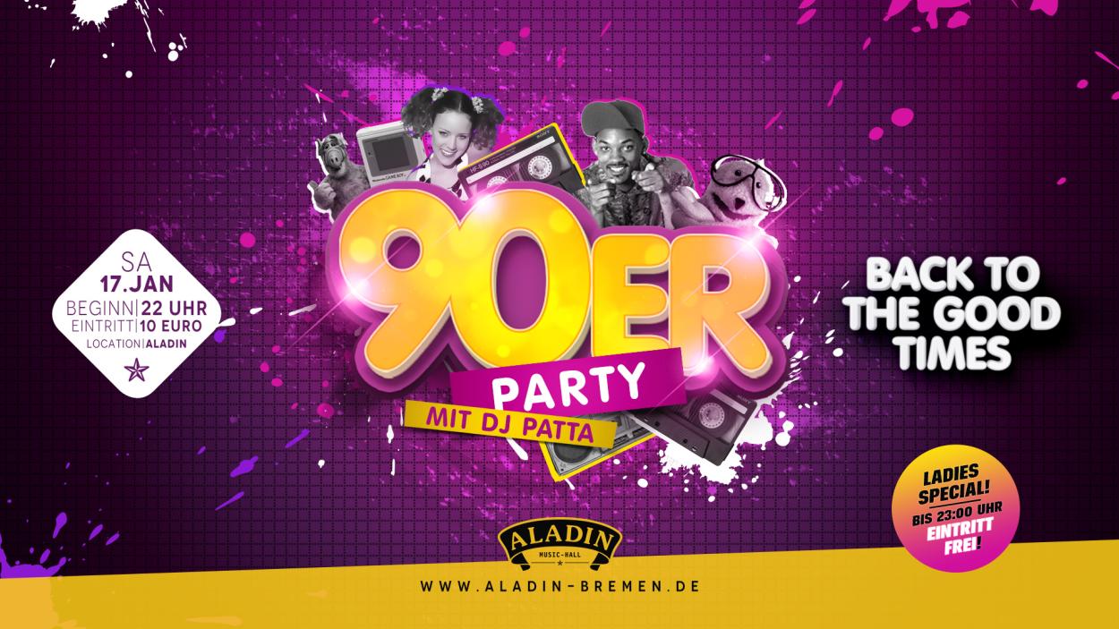 90er Party - mit Dj Patta