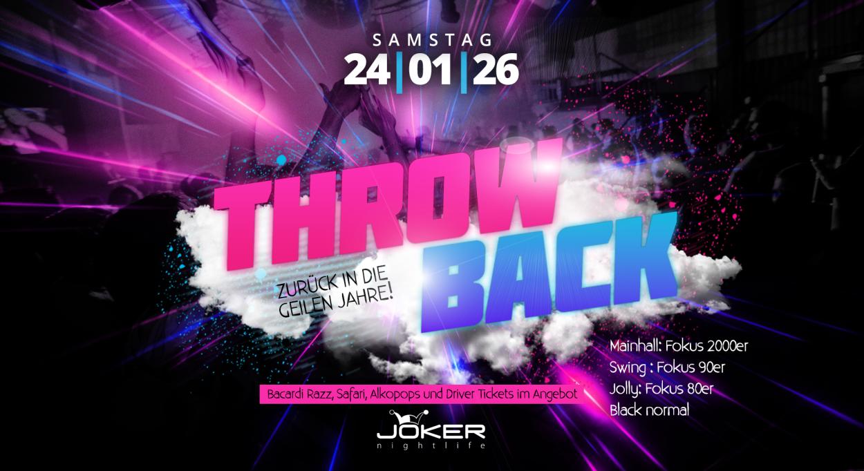 THROWBACK - Zurück in die geilen Jahre!