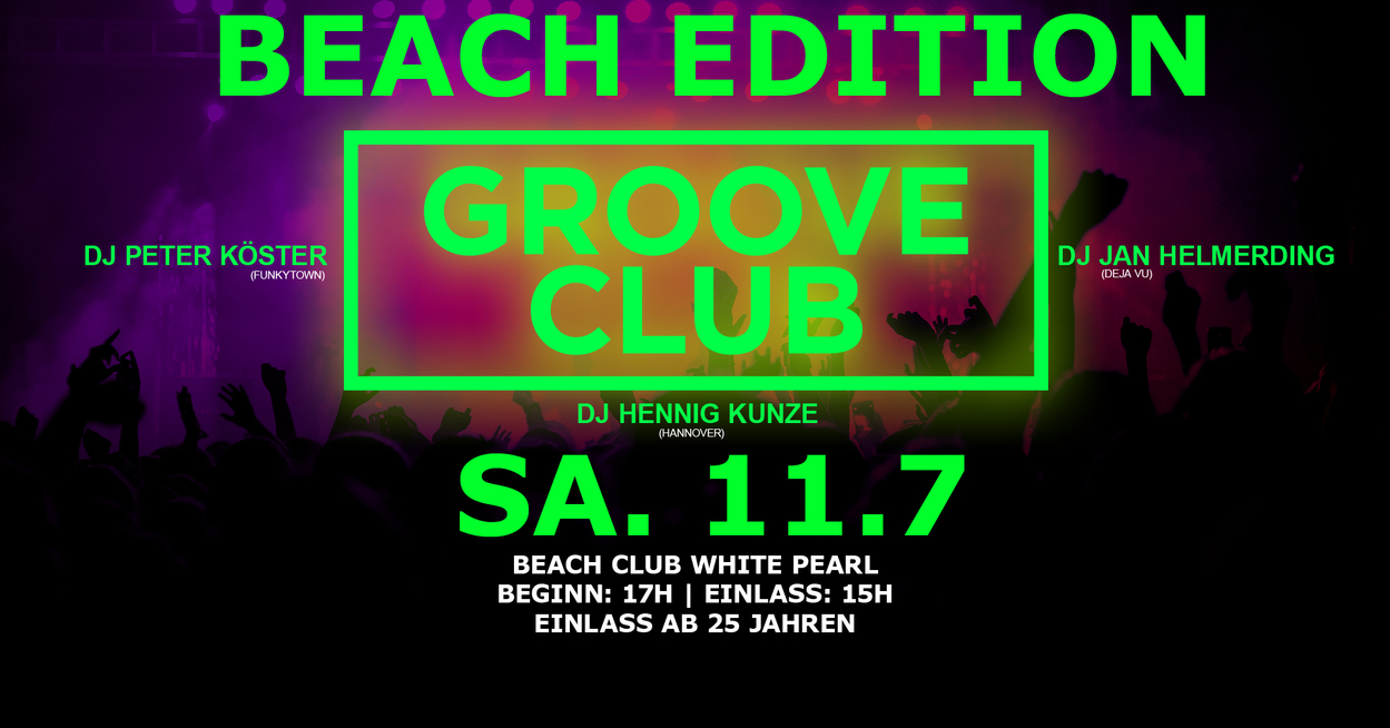 GROOVE CLUB - BEACH EDITION