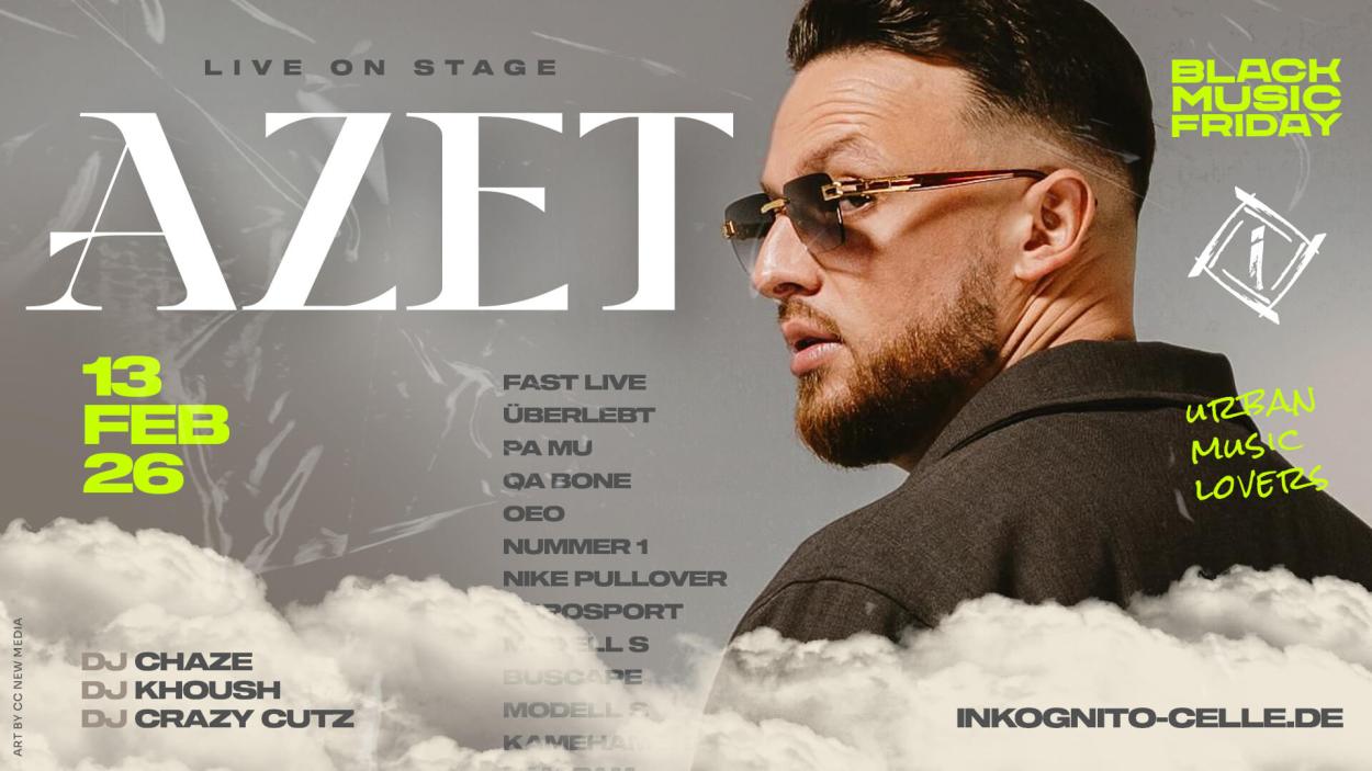 BLACK MUSIC FRIDAY pres. AZET LIVE