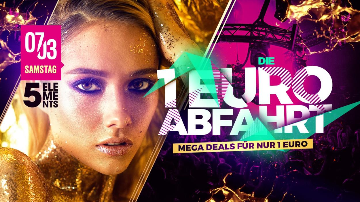 1 EURO ABFAHRT - MEGA DEALS FÜR NUR 1€ 