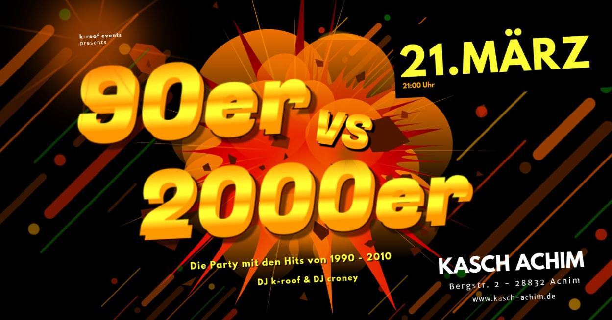 90er vs 2000er Party