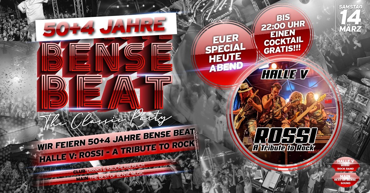 50 + 4 JAHRE BENSE BEAT