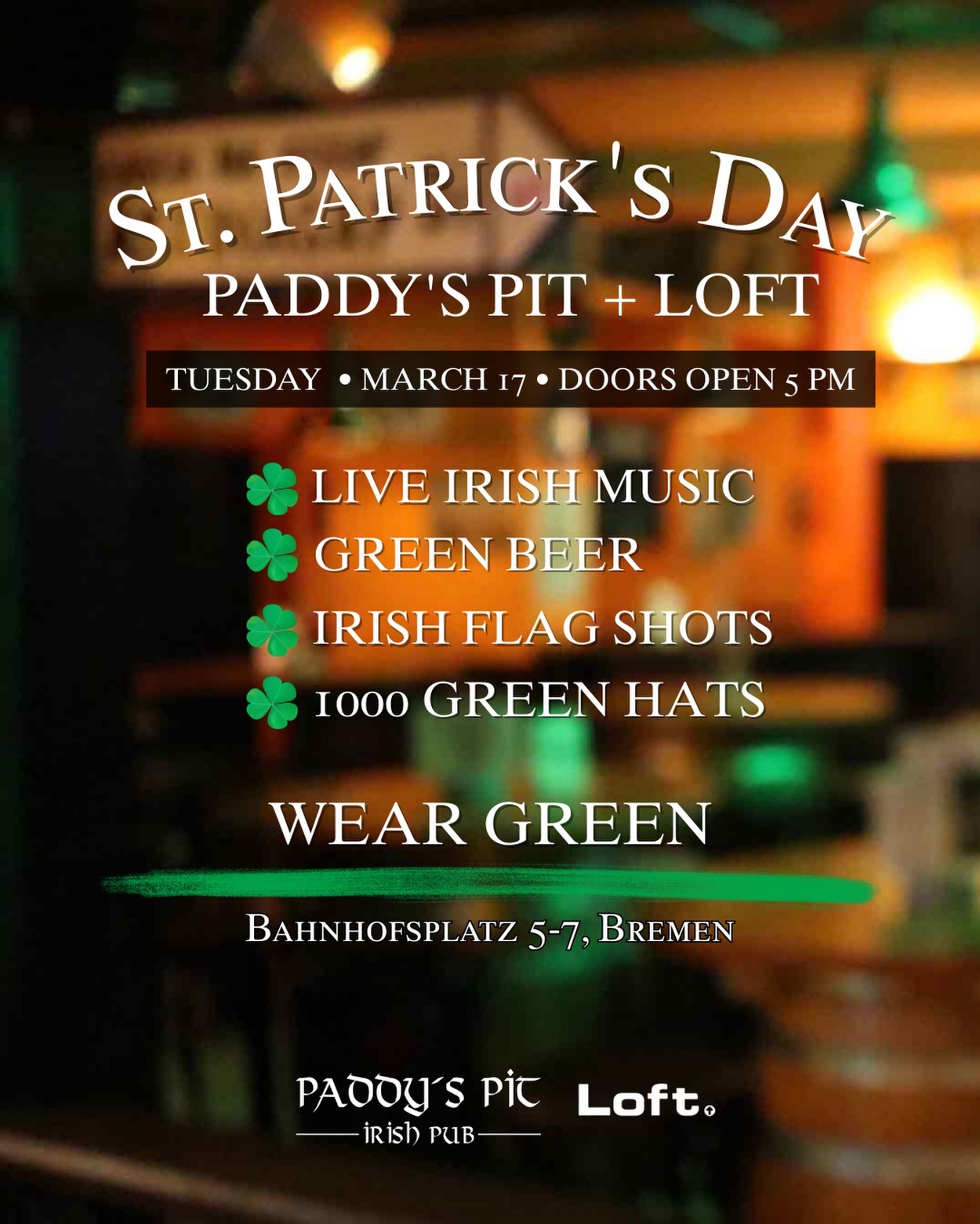 ST. PATRICK’S DAY PARTY