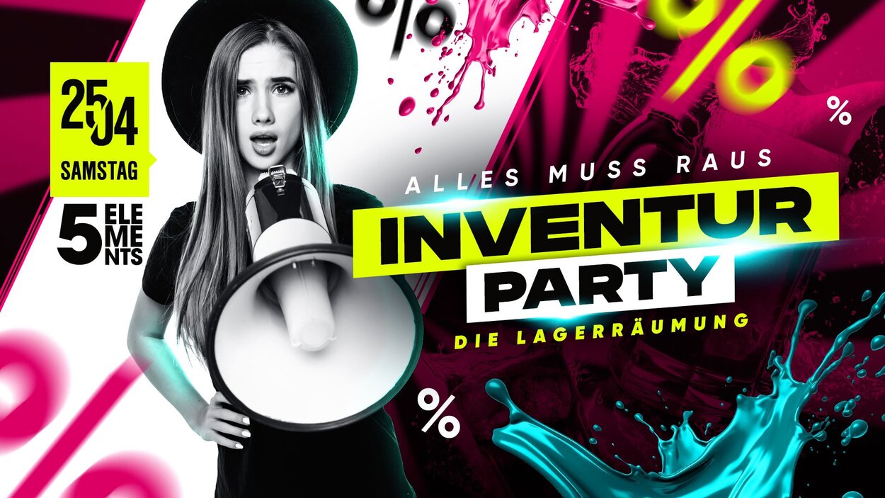INVENTUR PARTY - ALLES MUSS RAUS
