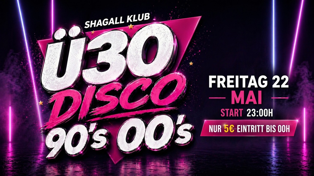 Ü30 Disco 90's &amp; 00's Party