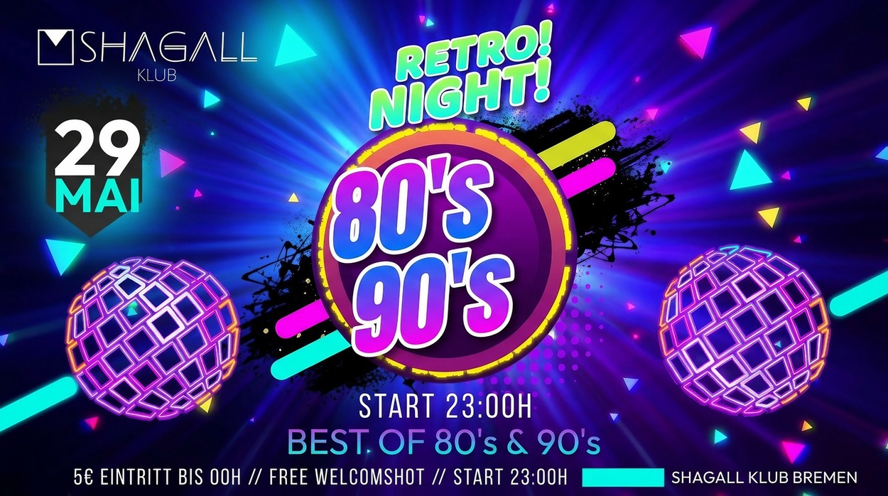 RETRO! 80’s &amp; 90’s