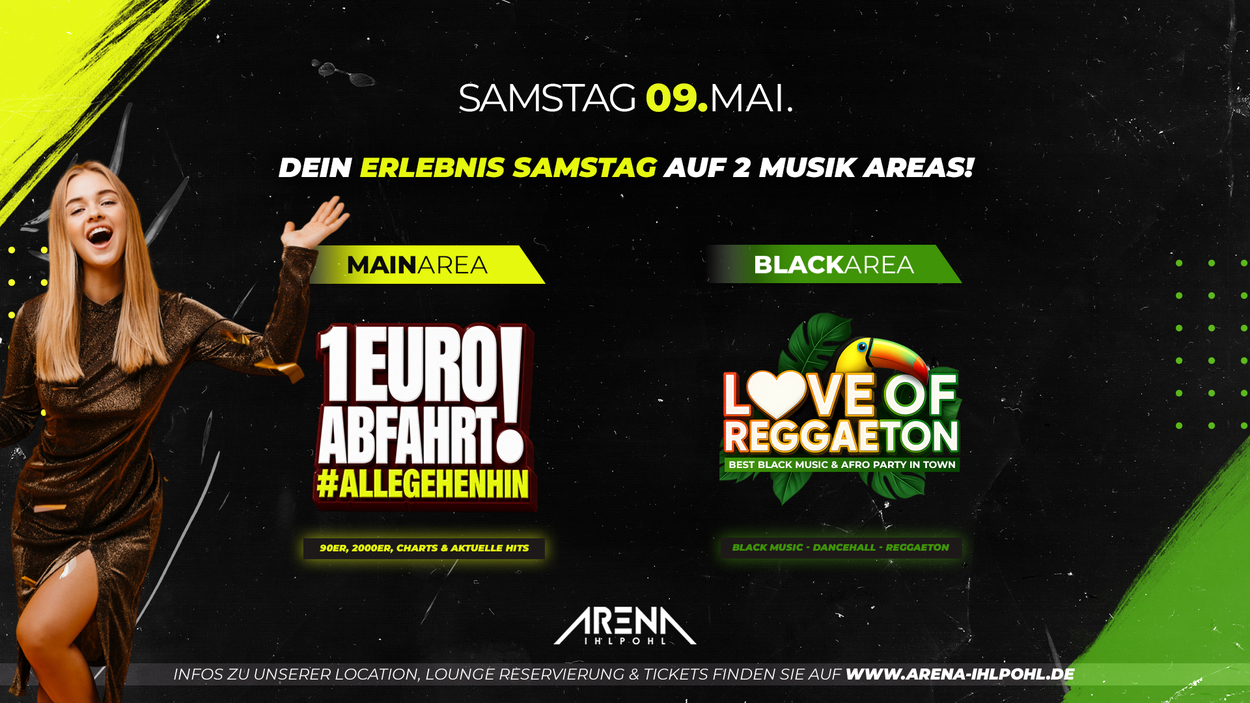 1€ ABFAHRT vs. LOVE OF REGGAETON
