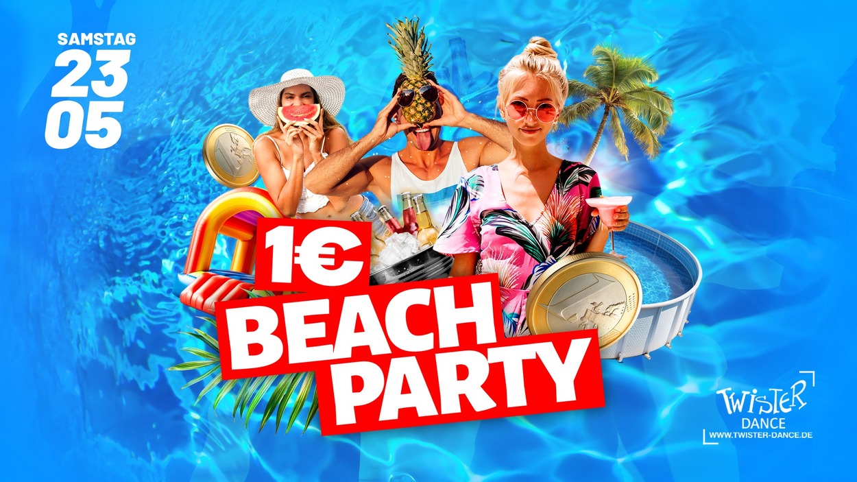 1,- EURO BEACH PARTY