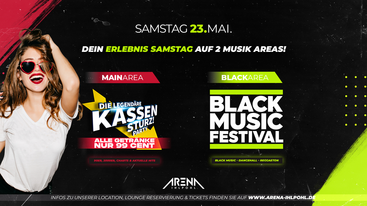 KASSENSTURZ vs. BLACK MUSIC FESTIVAL | 2 AREAS