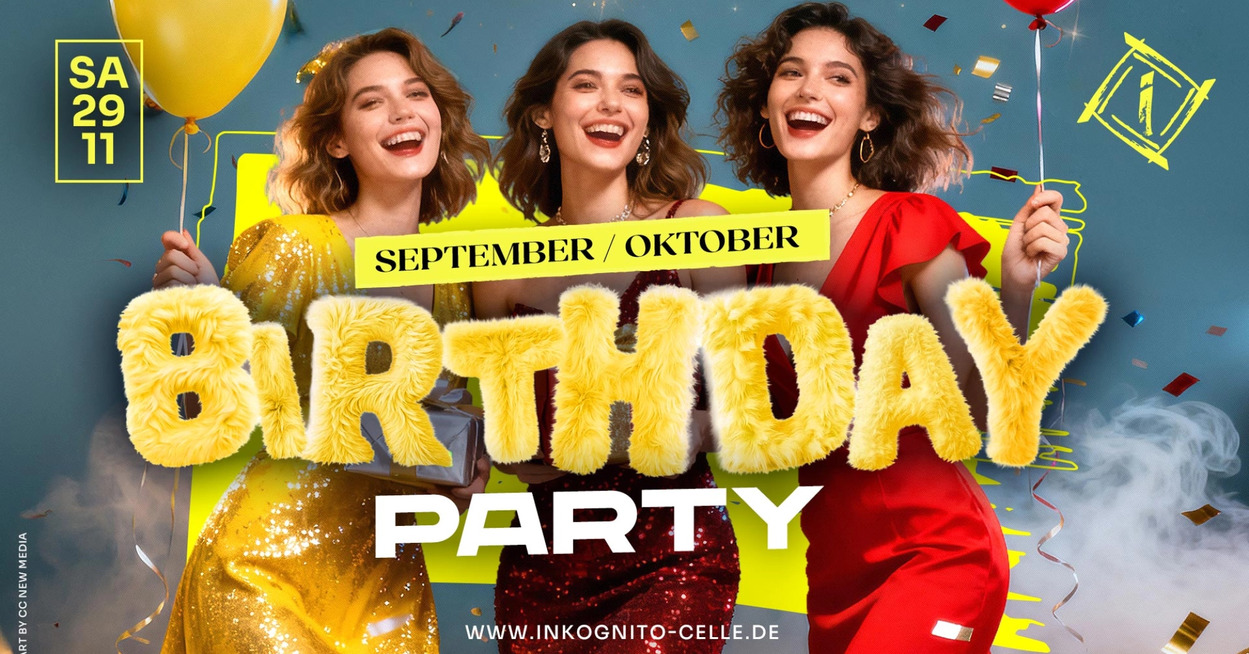 BIRTHDAY PARTY - SEPTEMBER & OKTOBER