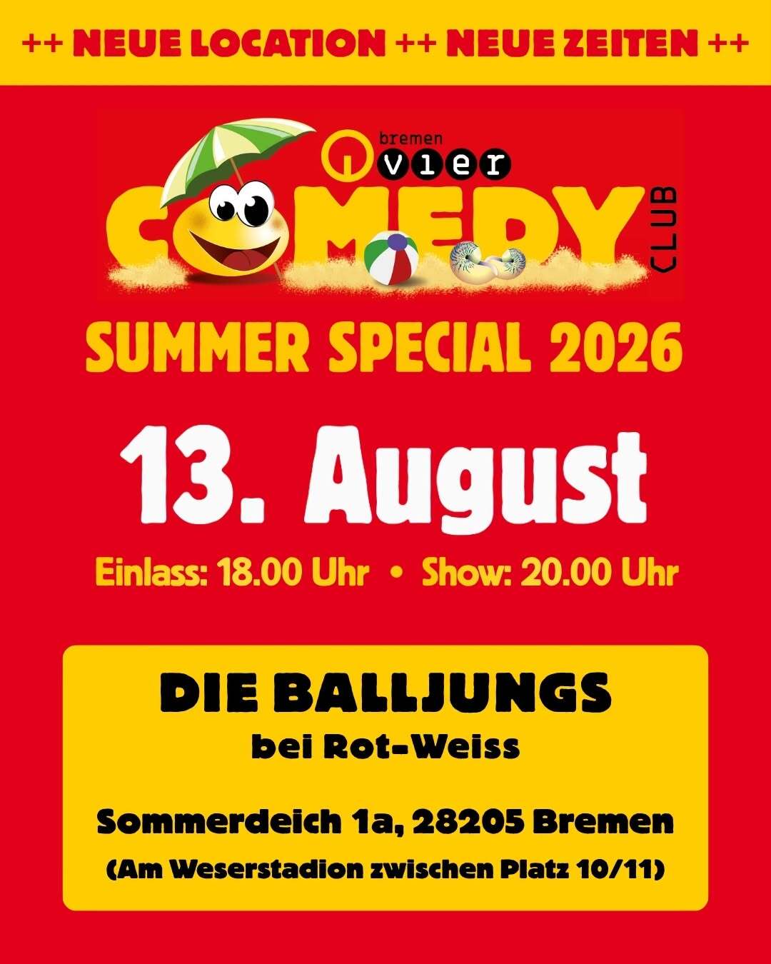 Comedy Club SUMMER SPECIAL BREMEN