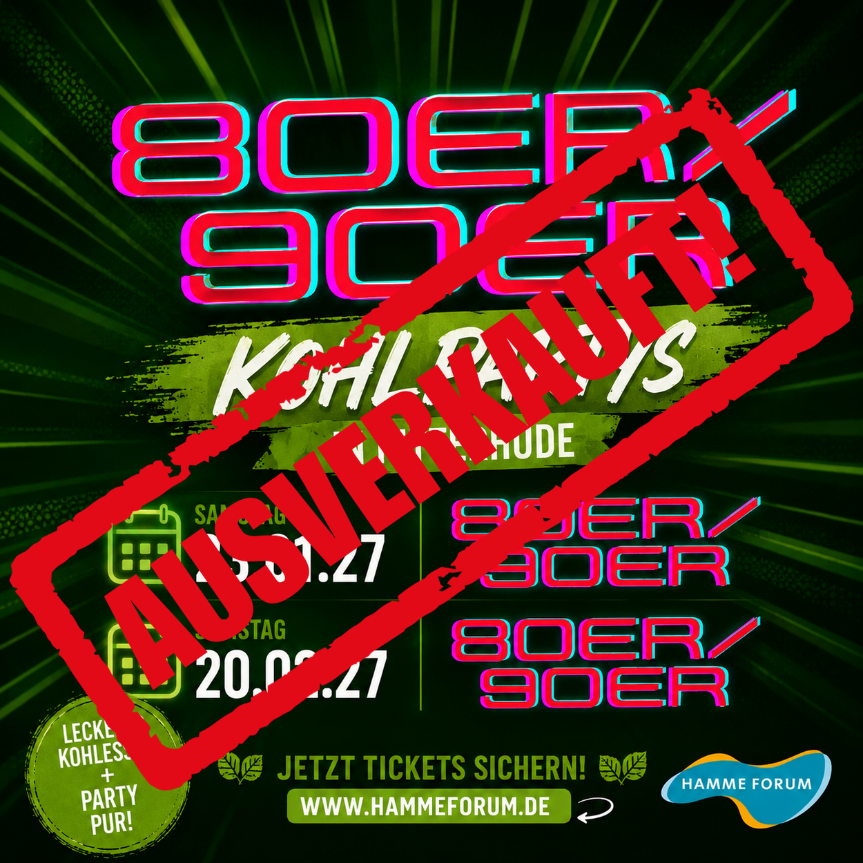 80er/90er Kohlparty