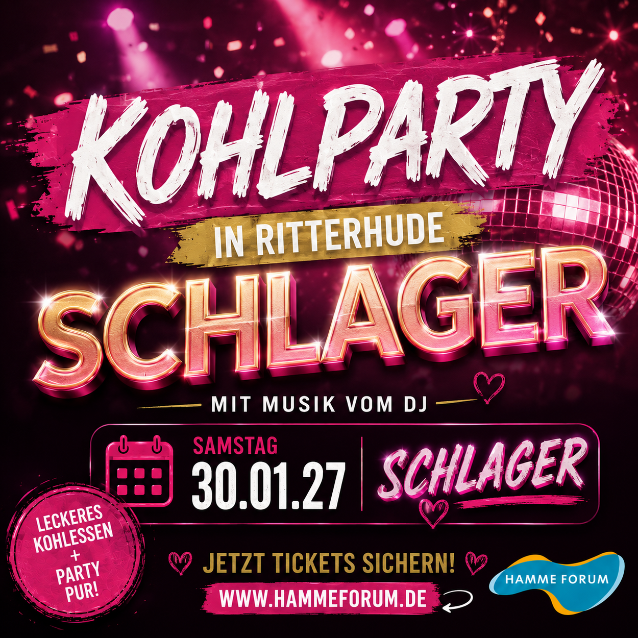 Schlager-Kohlparty