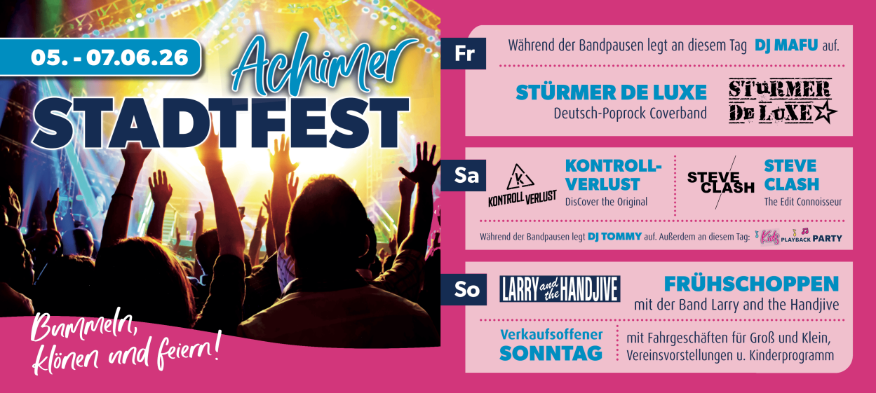 Achimer Stadtfest 2026