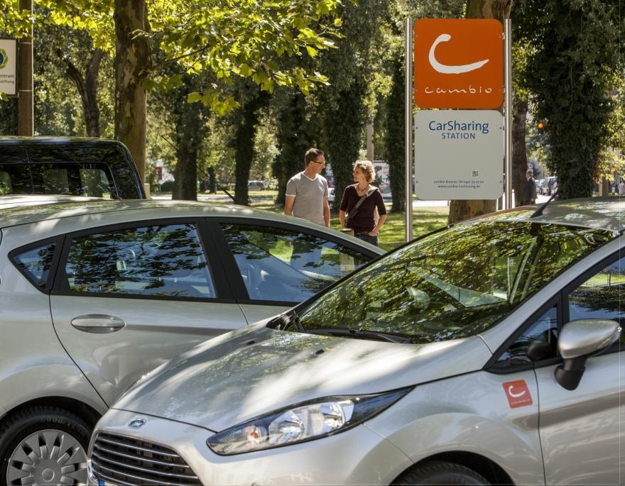 GEWOBA und cambio eröffnen neue Mobilstation am Heideplatz in der Vahr