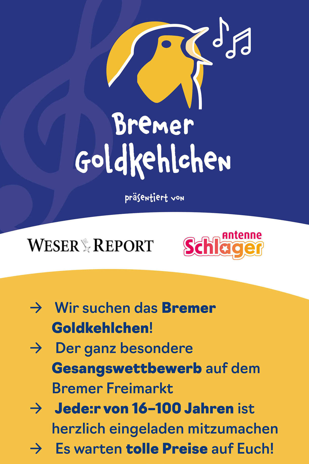 Bremer Goldkehlchen | Gesangswettbewerb