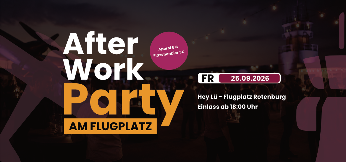 After Work Party am Flugplatz