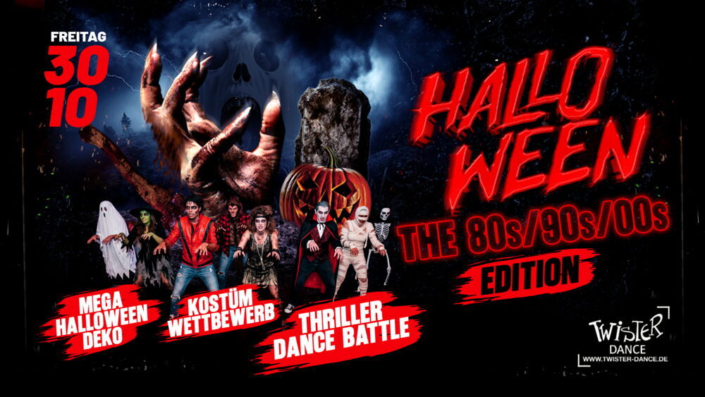 DIE 80S, 90S &amp; 00S HALLOWEEN NIGHT