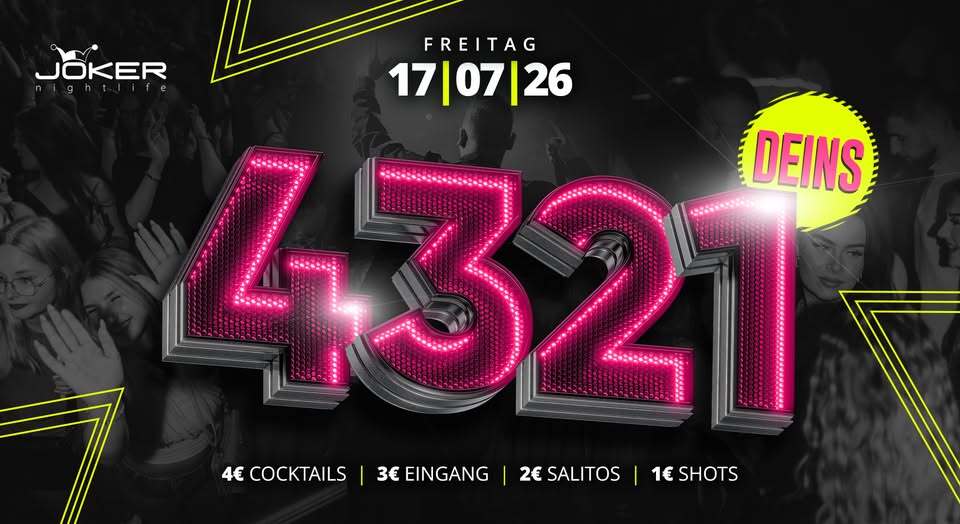 4, 3, 2, 1 DEINS!