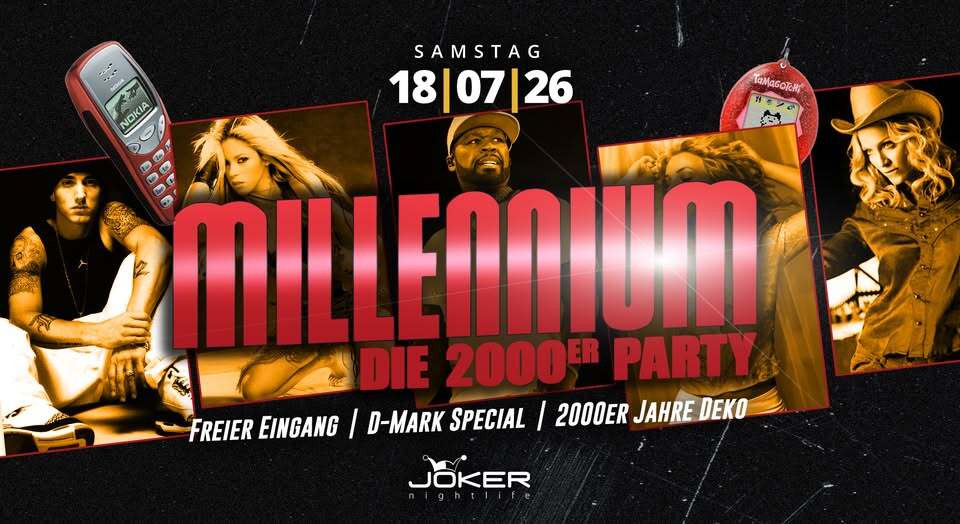 Millennium - 2000er Jahre Party