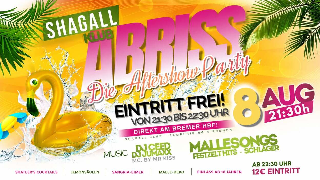 ABRISS! - Die Aftershow Party