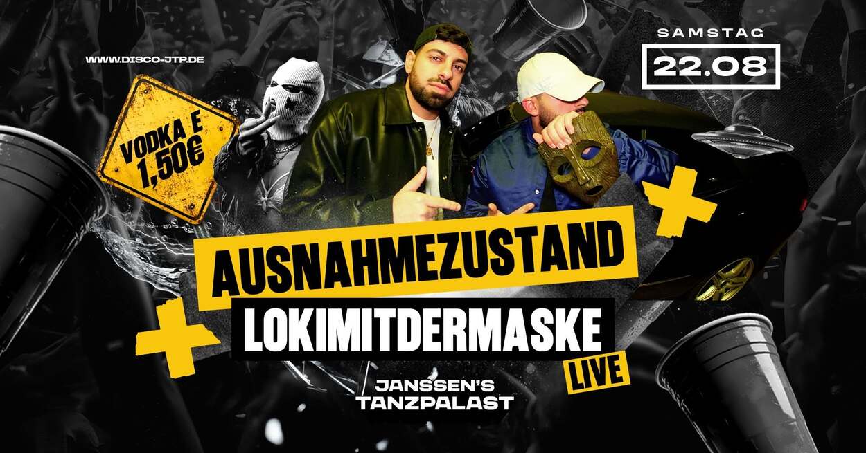 AUSNAHMEZUSTAND – LOKIMITDERMASKE  (16+)