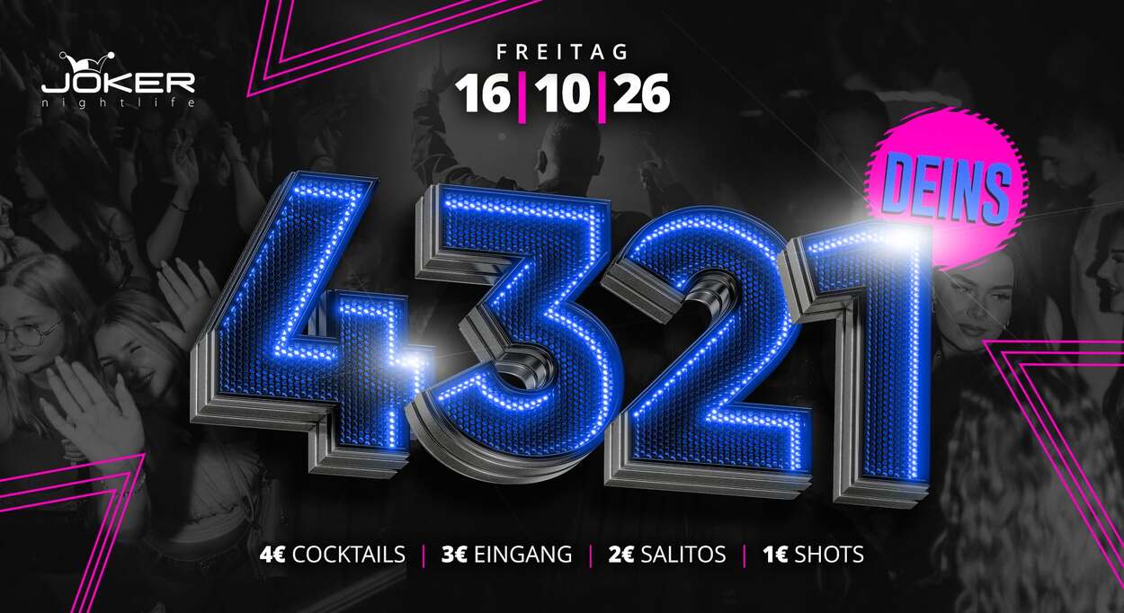 4, 3, 2, 1 DEINS!