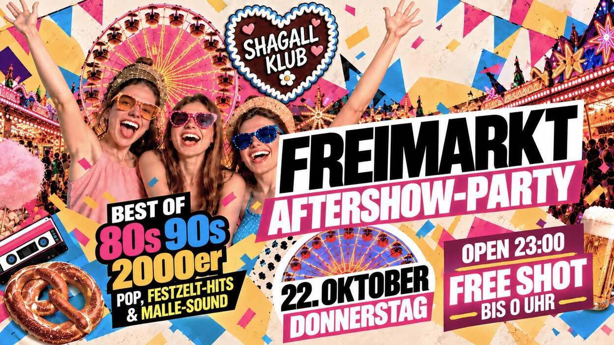 FREIMARKT AFTERSHOW-PARTY 
