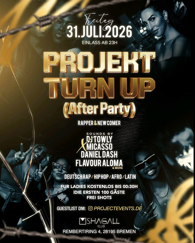 PROJEKT TURN UP AFTER PARTY
