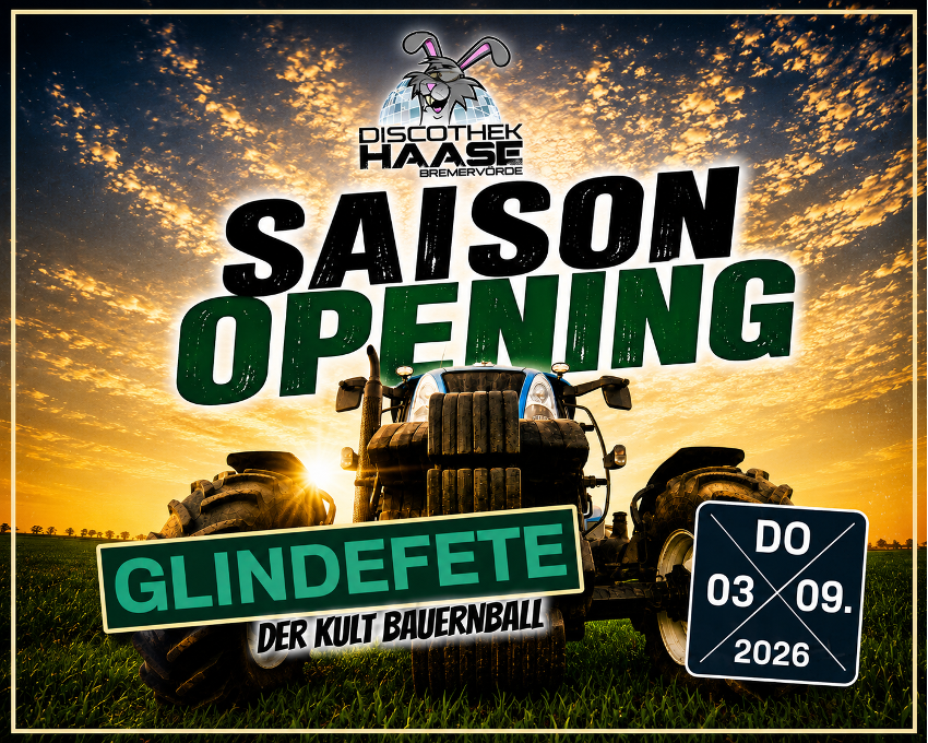 GLINDEFETE – SAISON OPENING !