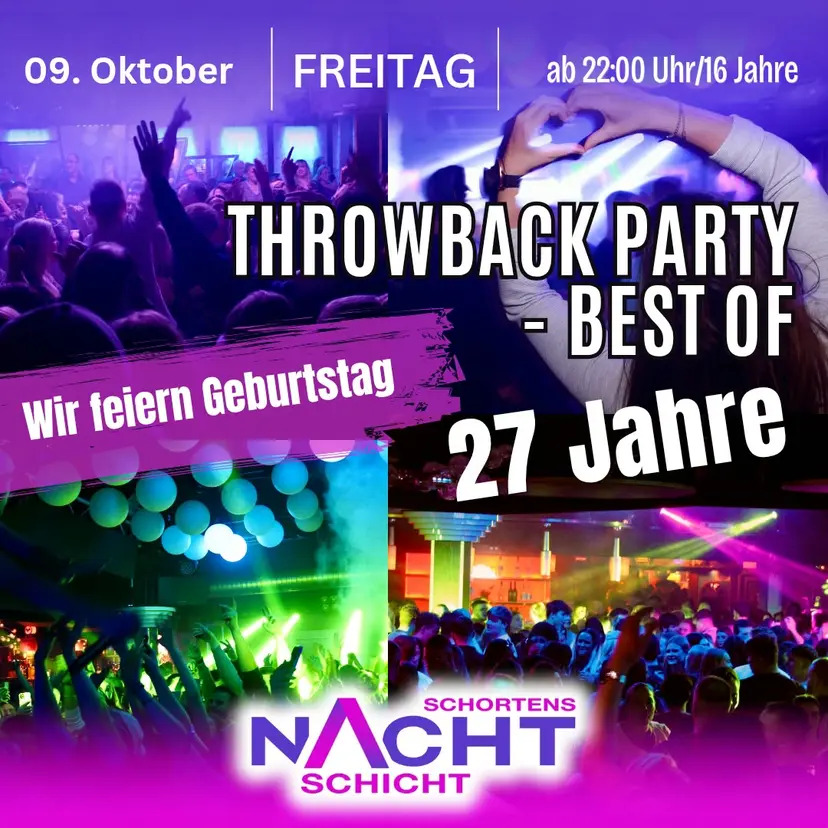 THROWBACK PARTY