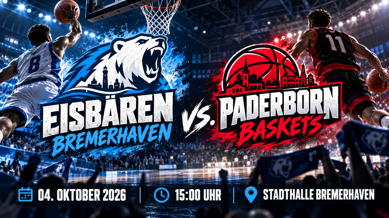 Eisbären Bremerhaven - Paderborn Baskets