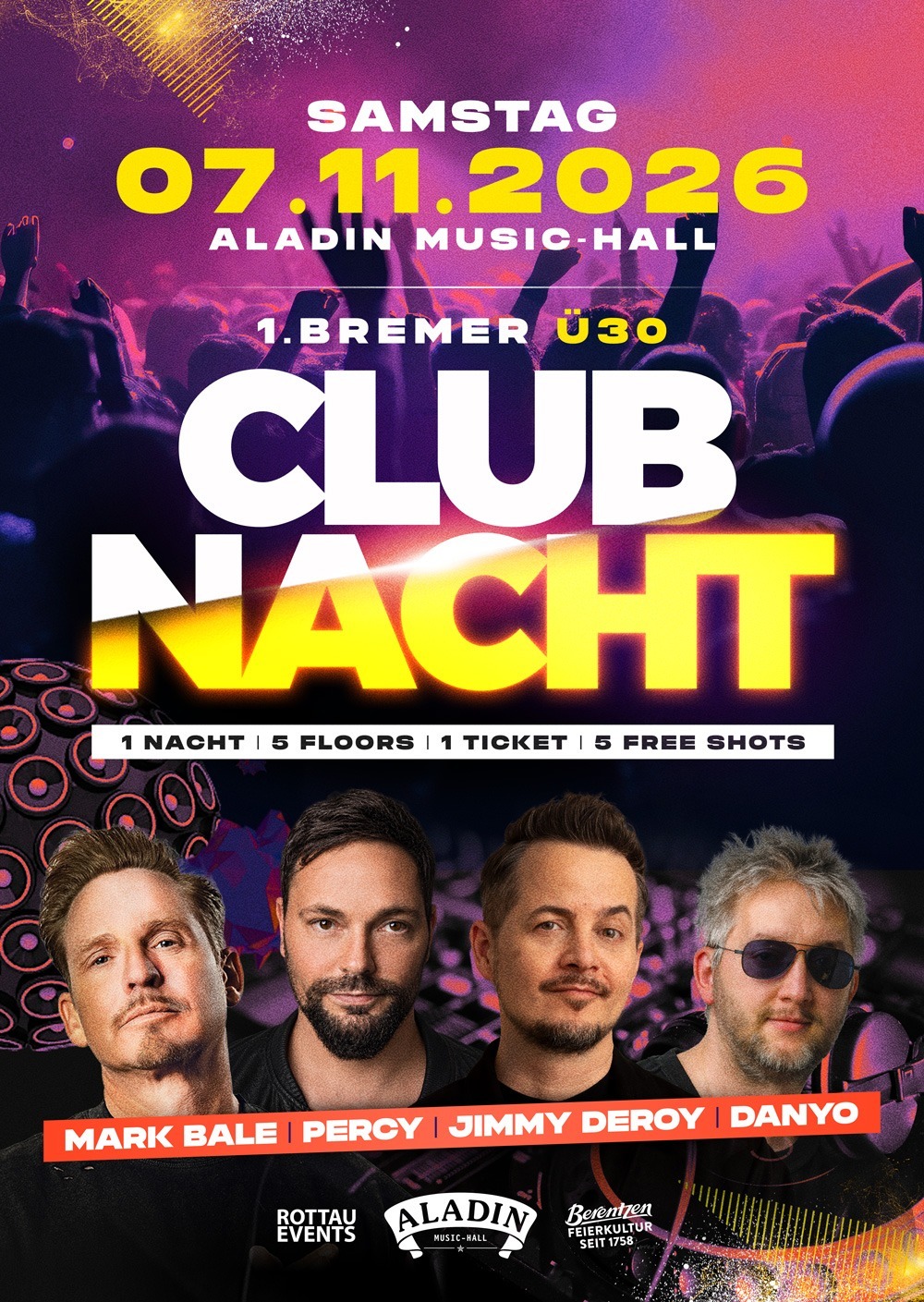 1. BREMER CLUBNACHT – Ü30
