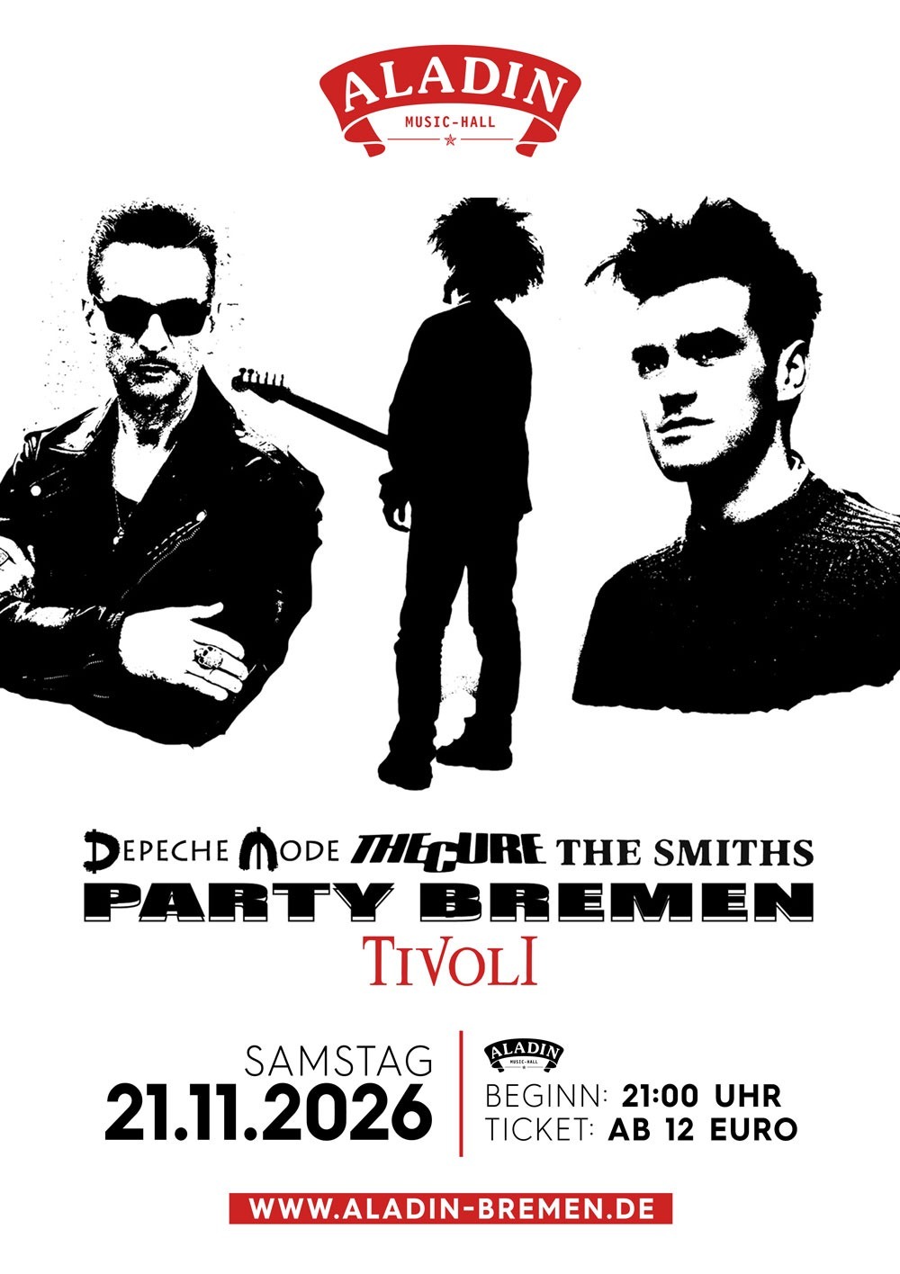 Depeche Mode – The Cure – The Smiths – Party