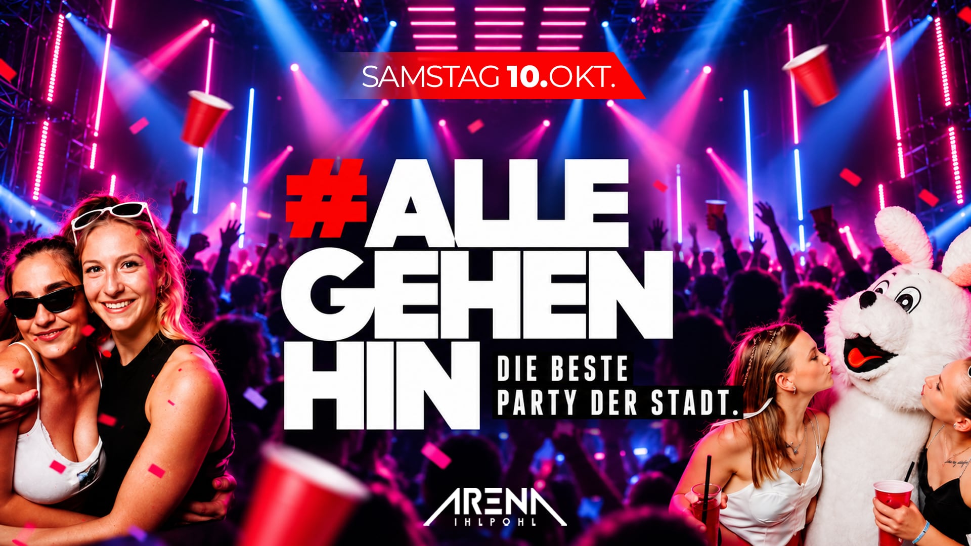 #ALLEGEHENHIN – Die beste Party der Stadt