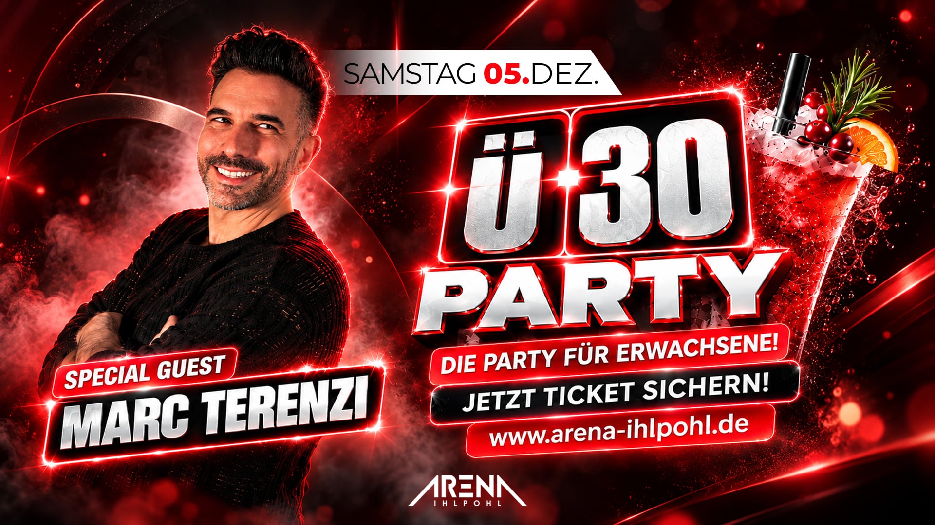 KULT Ü-30 Party mit Marc Terenzi live