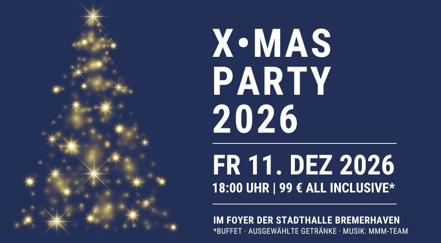 Weihnachtsparty – X-MAS-Party in der Stadthalle