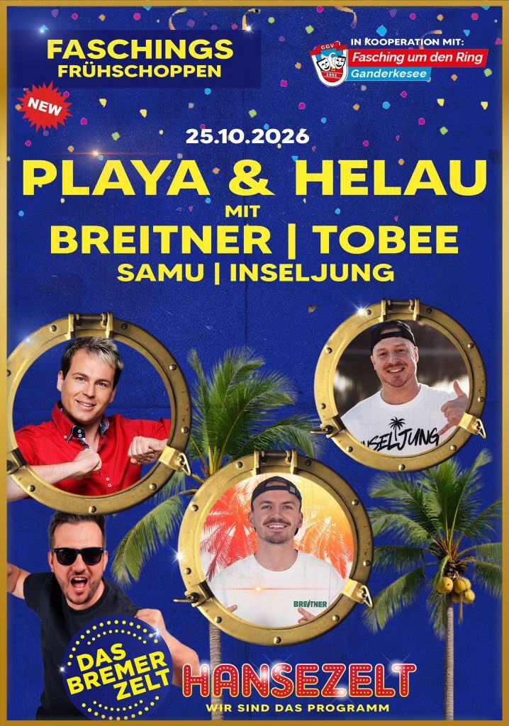 KARNEVAL FRÜHSCHOPPEN MIT BREITNER UND OBEX