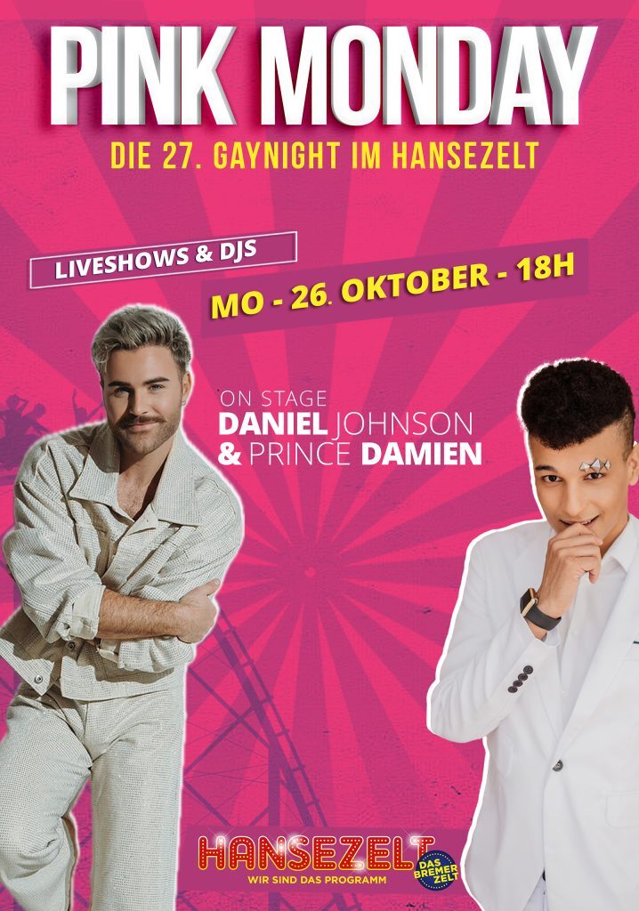PINK MONDAY – Die 27. GAYNIGHT