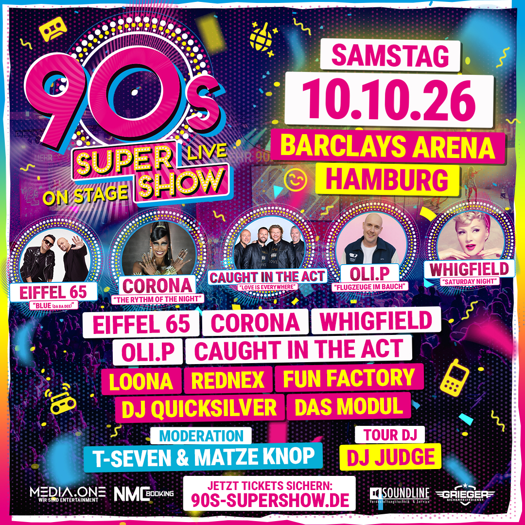 90s Super Show Hamburg 2026
