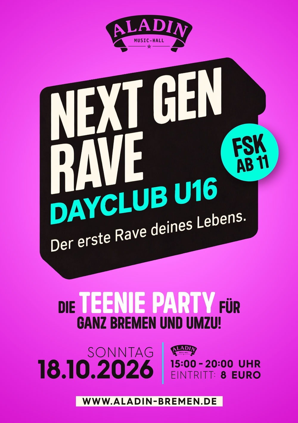 NEXT GEN RAVE – DAYCLUB U16