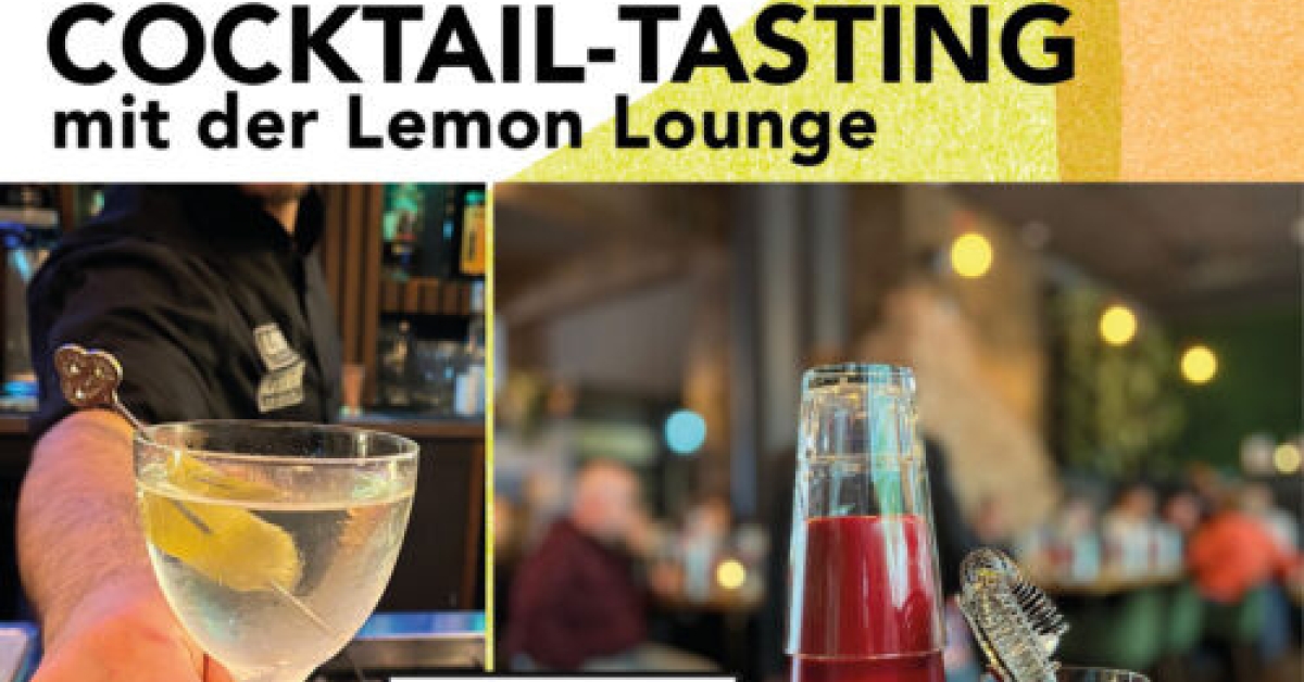 Cocktail-Tasting mit der Lemon Lounge
