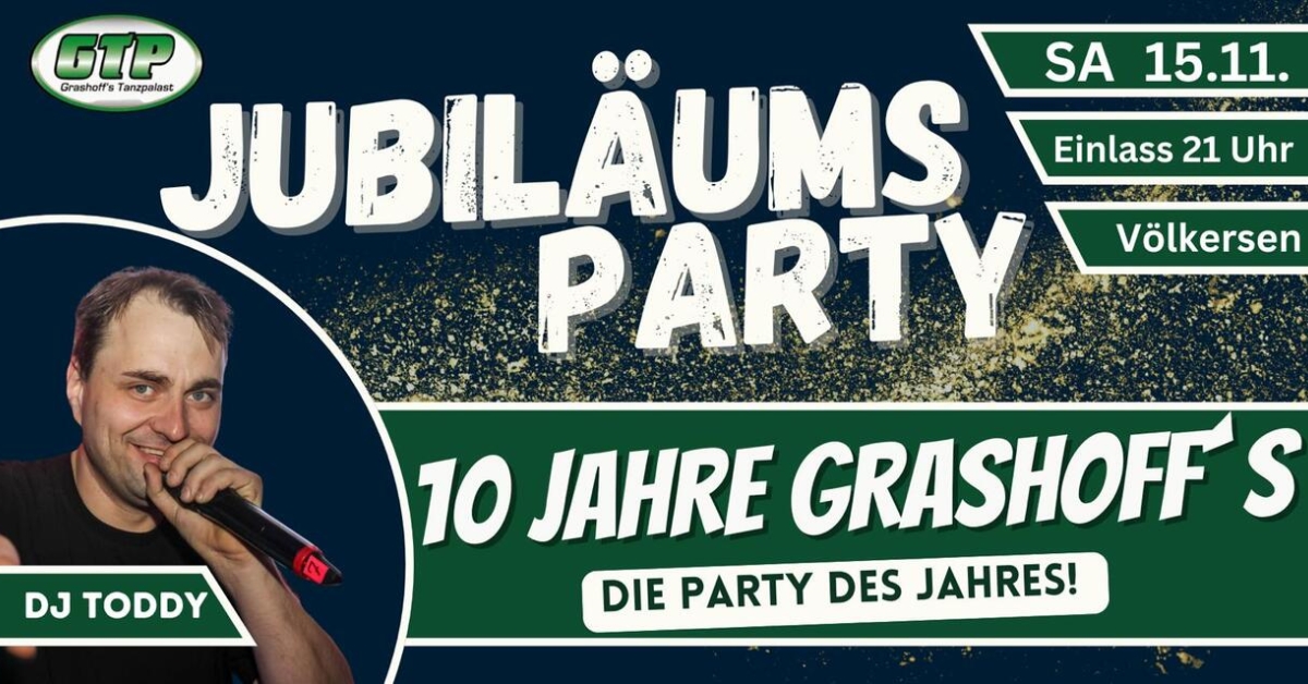 JUBILÄUMS PARTY
