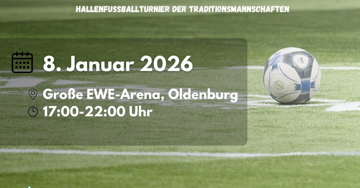 Hallenfußballturnier mit Traditionsmannschaften