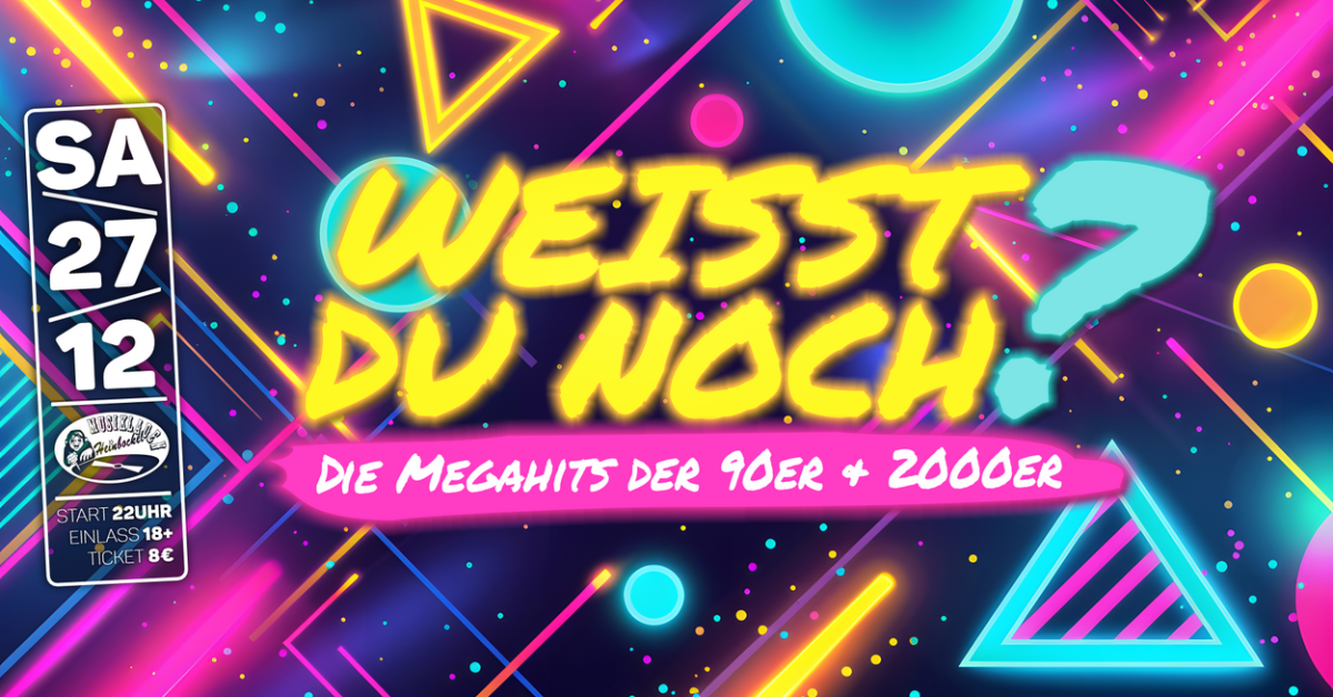 Weißt du noch? | Die Megahits der 90er & 2000er