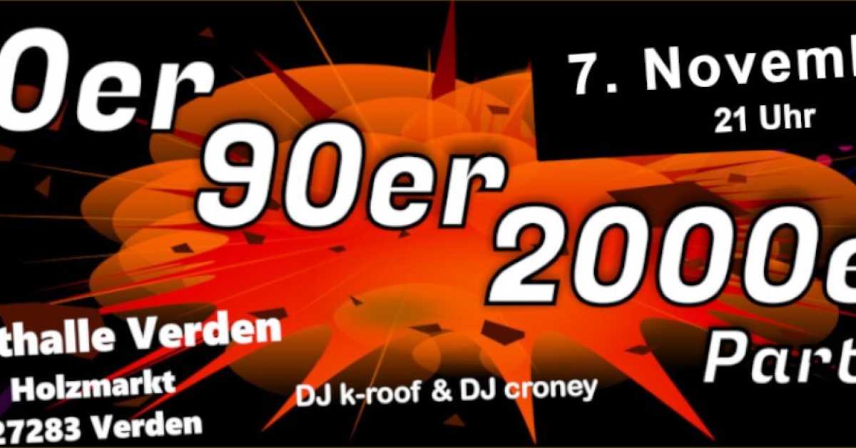 80er 90er 2000er Party