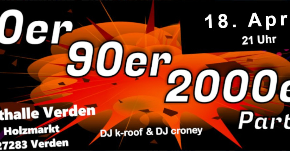80er 90er Party 2000er Party