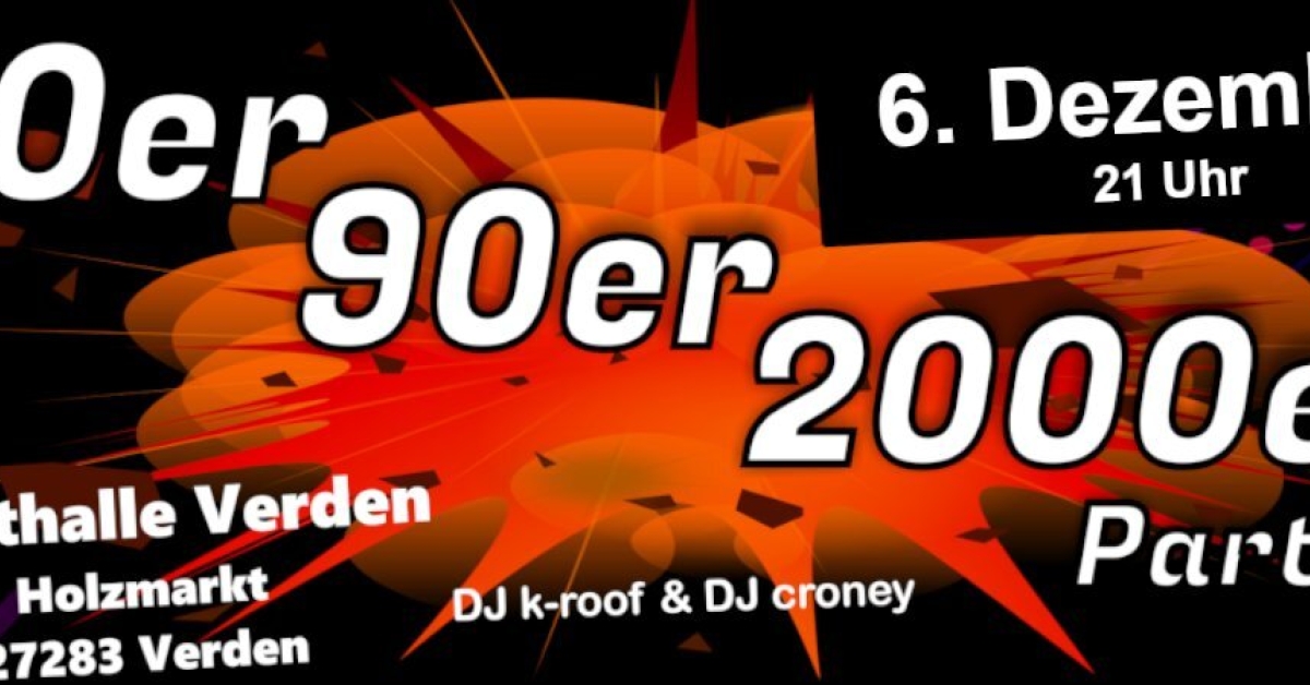 80er 90er Party 2000er Party